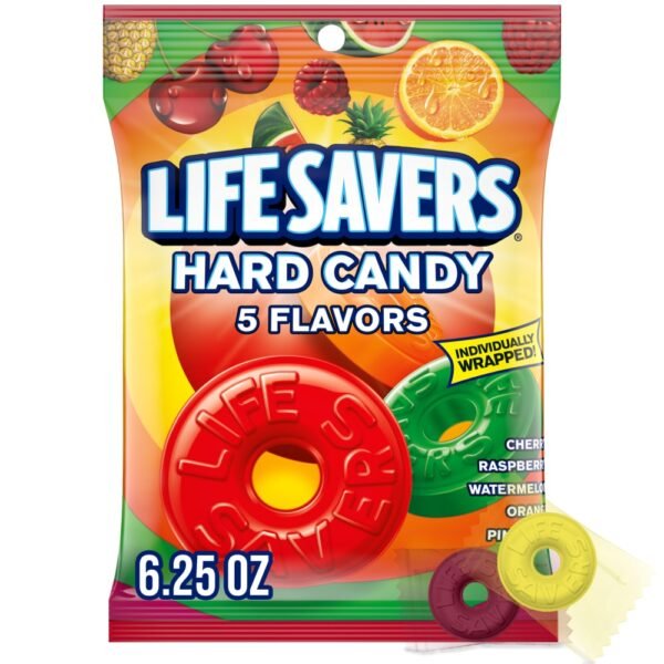 Life Savers 5 Flavors Hard Candy Individually Wrapped Bag