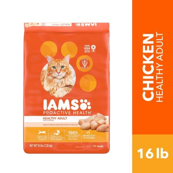 Iams Proactive Health Adult Healthy Dry Cat Food Chicken