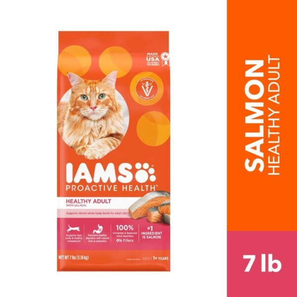 Iams Proactive Health Adult Dry Cat Food Salmon