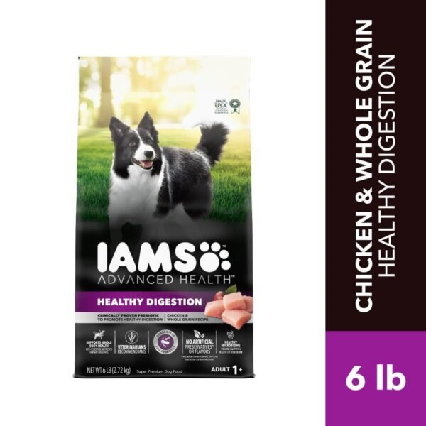 Iams Advanced Health Healthy Digestion Adult Dry Dog Food Real Chicken Flavor