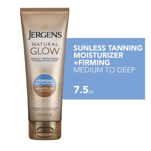 Jergens Natural Glow Natural Glow Firming Daily Moisturizer Medium to Tan Sunless Tanner Lotion