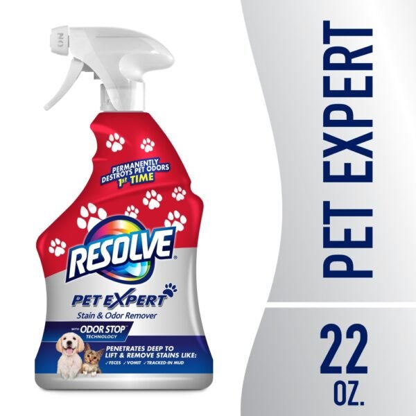 Resolve Pet Expert Carpet Cleaner, Spray Stain and Odor Remover, Fresh Scent