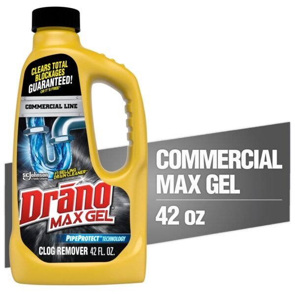 Drano Max Gel Clog Remover Commercial Line
