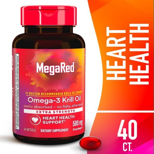 MegaRed Omega-3 Krill Oil Extra Strength Softgels