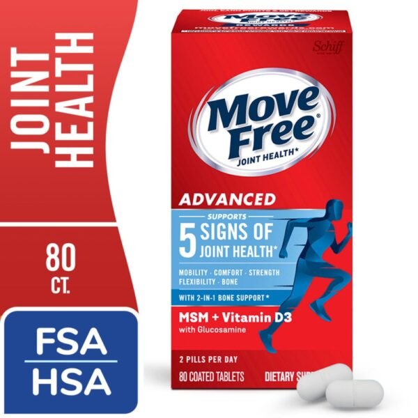 Move Free Joint Health Advanced Plus MSM & Vitamin D3 Tablets