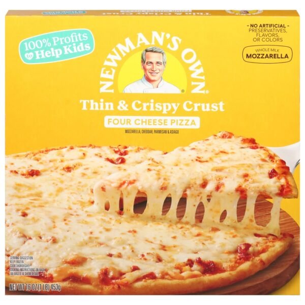 Newman's Own Four Cheese Thin & Crispy Crust Frozen Pizza