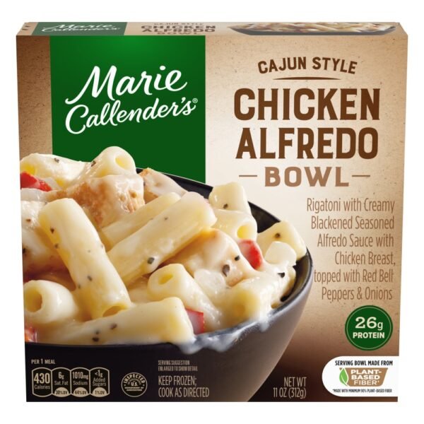 Marie Callender's New Orleans Style Chicken Alfredo Bowl Frozen Meal
