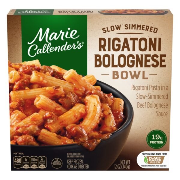 Marie Callender's Rigatoni Bolognese Bowl Frozen Meal