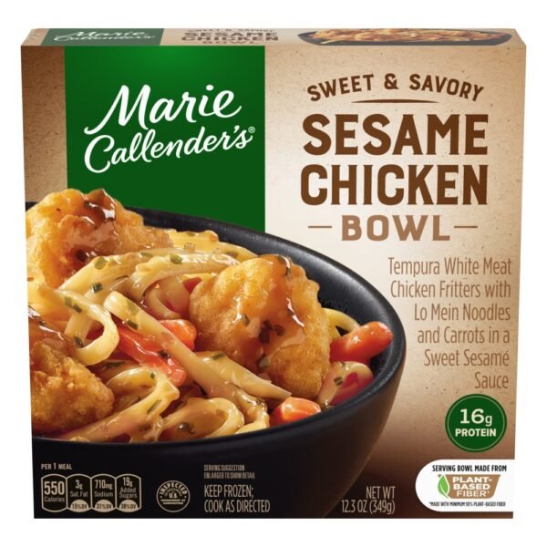 Marie Callender's Sweet And Savory Sesame Chicken Bowl Frozen Meal