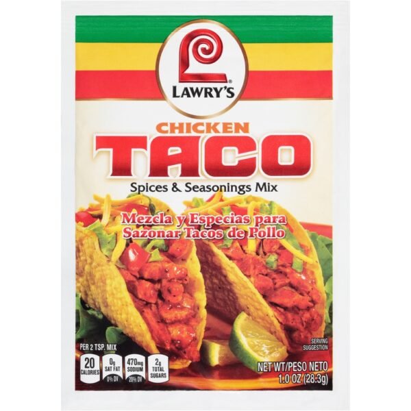 Lawry's Chicken Taco Spices & Seasonings