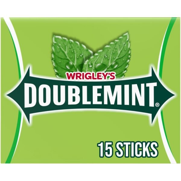 Wrigley's Doublemint Mint Gum Chewing Gum Pack