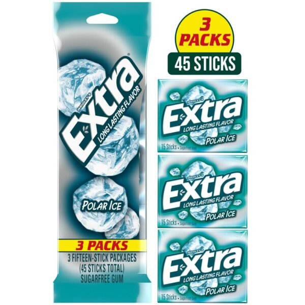 Extra Polar Ice Sugar Free Chewing Gum Pack