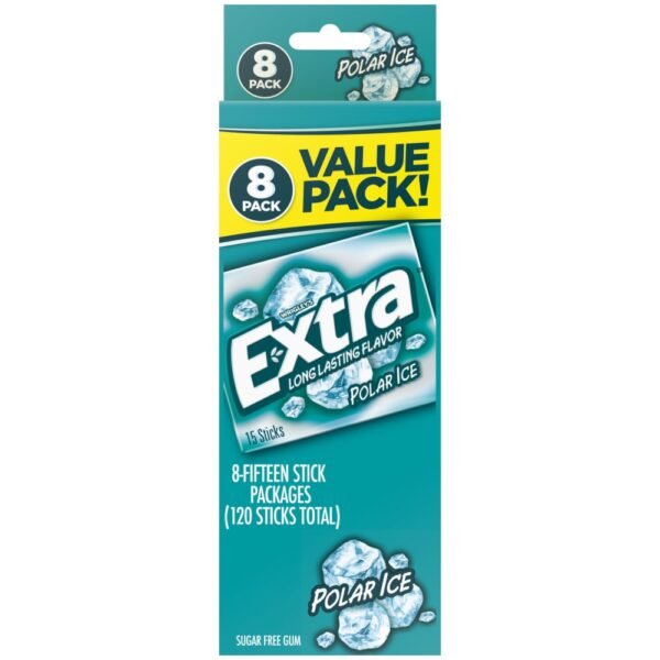 Extra Polar Ice Sugar Free Chewing Gum Bulk