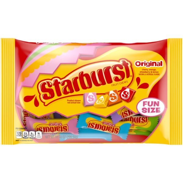 Starburst Original Fruit Chews Fun Size Chewy Easter Candy Bag