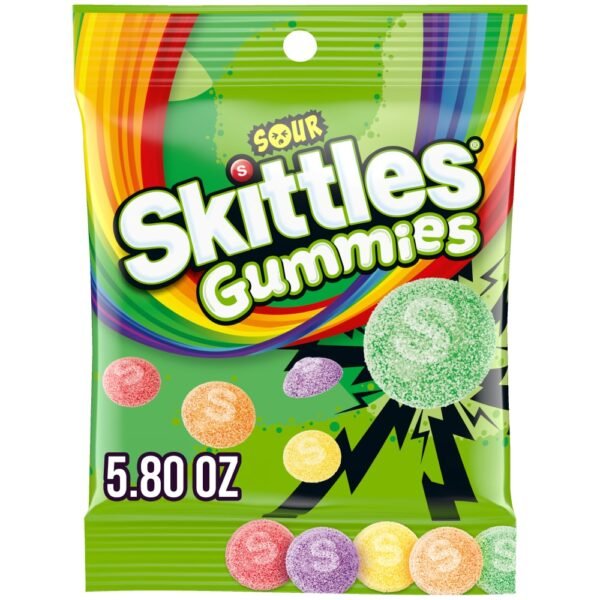 Skittles Sour Gummies Gummy Candy Assortment Bag