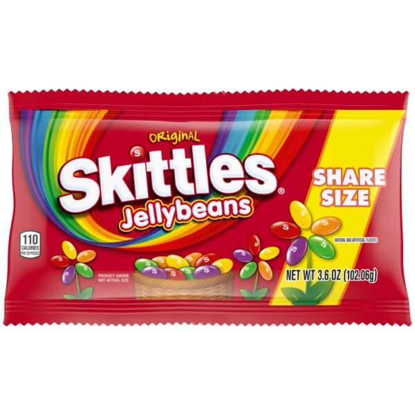 Skittles Original Jelly Beans Easter Candy Share Size Bag