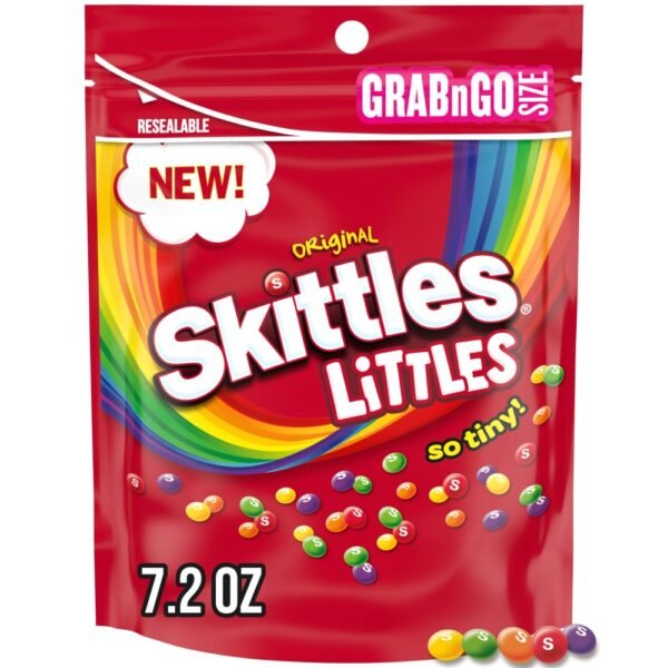 Skittles Littles Original Chewy Candy Grab N Go Bag