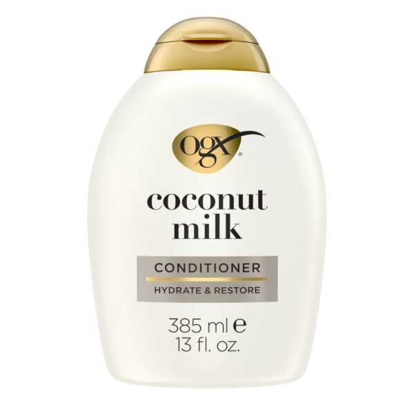 OGX Nourishing + Coconut Milk Conditioner ,Hydrating & Restoring, Paraben-Free