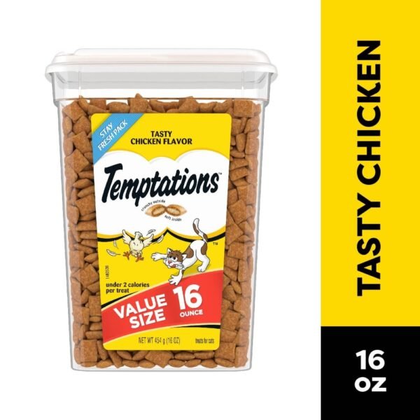Temptations Classic Crunchy and Soft Cat Treats Tasty Chicken Flavor