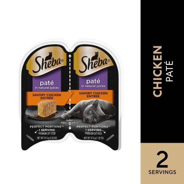 Sheba Perfect Portions Adult Wet Cat Food Pate Savory Chicken