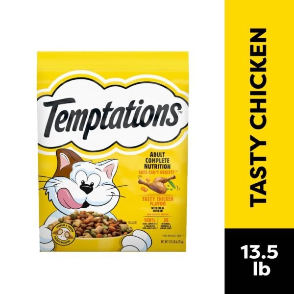Temptations Complete Nutrition Tasty Chicken Flavor Adult Dry Cat Food