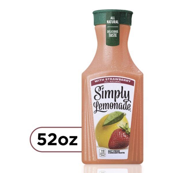 Simply Lemonade With Strawberry All Natural Non-Gmo