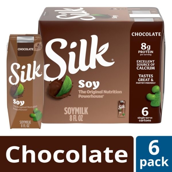 Silk Dairy Free Shelf Stable Chocolate Soy Milk
