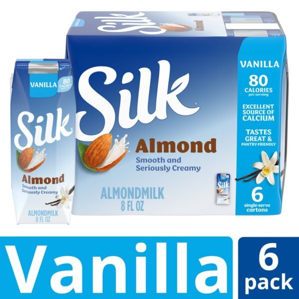 Silk Dairy Free Shelf Stable Vanilla Almond Milk