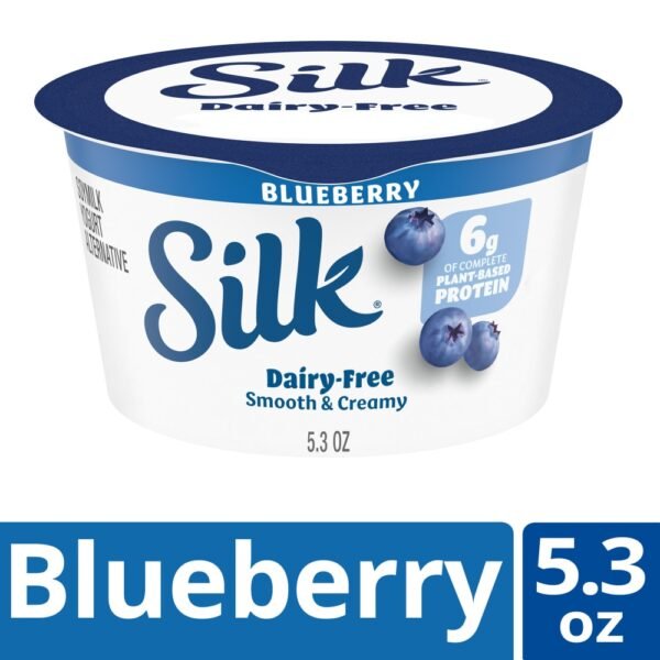 Silk Blueberry Soy Milk Yogurt Alternative Cup