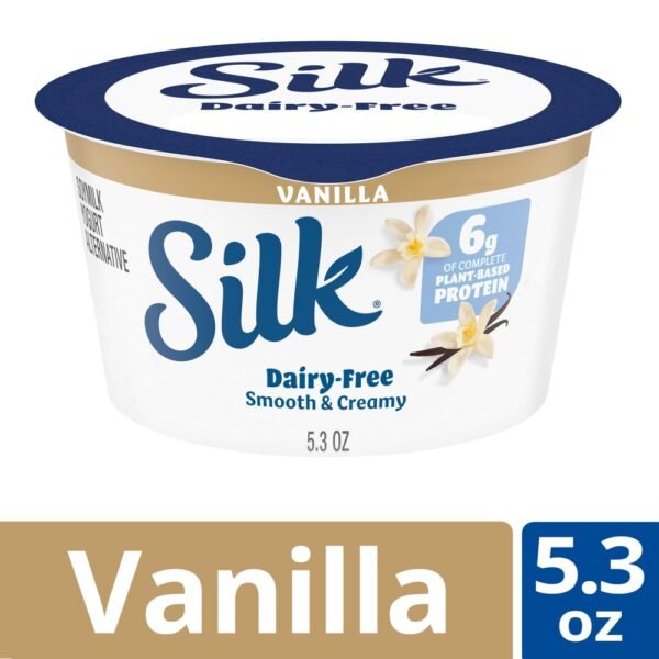 Silk Vanilla Soy Milk Yogurt Alternative Cup