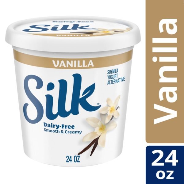 Silk Vanilla Soy Milk Yogurt Alternative Tub