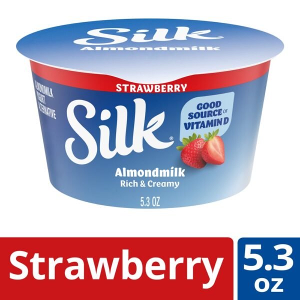 Silk Strawberry Almond Milk Yogurt Alternative Cup