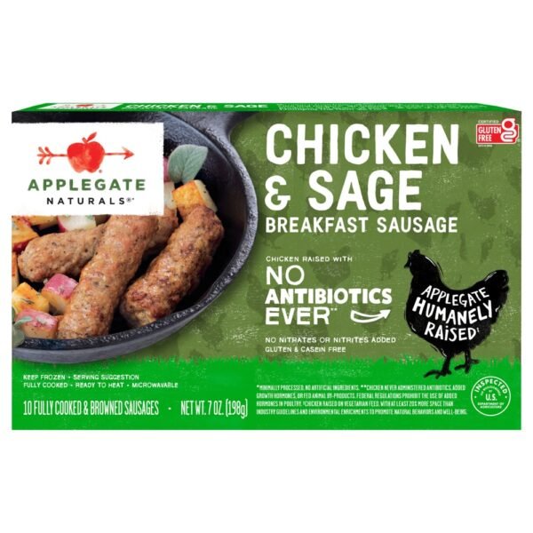 Applegate Naturals Chicken & Sage Breakfast Sausage 10 ea