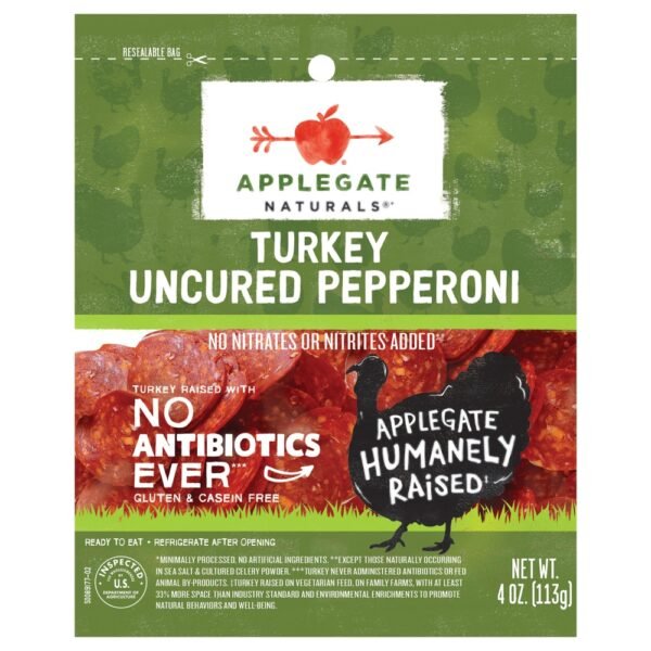 Applegate Natural Uncured Turkey Pepperoni