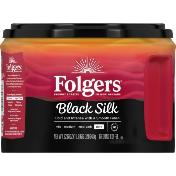 Folgers® Black Silk Dark Roast Ground Coffee