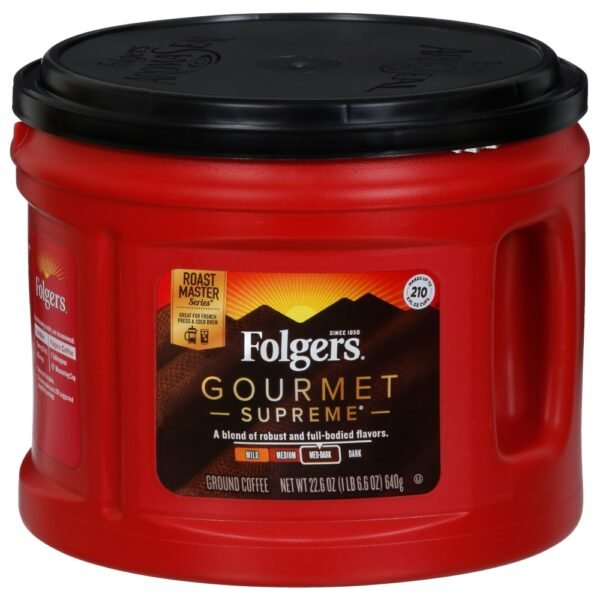 Folgers® Gourmet Supreme Medium-Dark Roast Ground Coffee