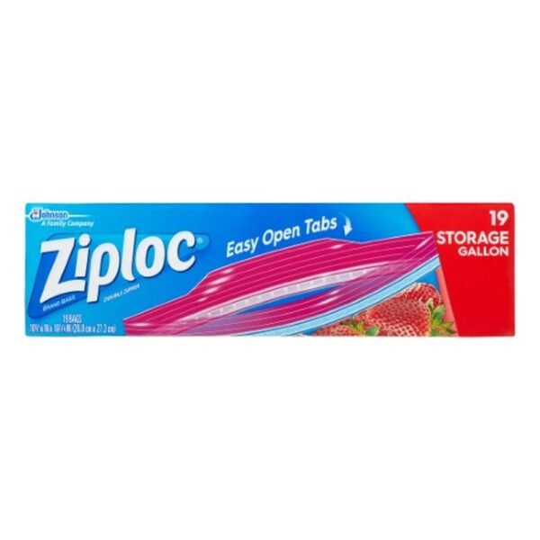 Ziploc® Gallon Storage Bags with Easy Open Design