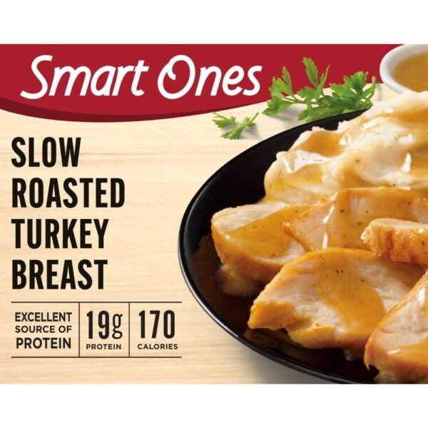 Smart Ones Slow Roasted Turkey Breast with Gravy & Garlic-Herb Mashed Potatoes Frozen Meal