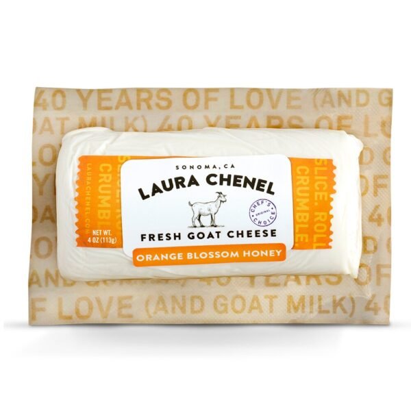 Laura Chenel's Orange Bloosom Honey Fresh Goat Cheese Log