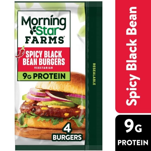 MorningStar Farms® Spicy Black Bean Veggie Burgers
