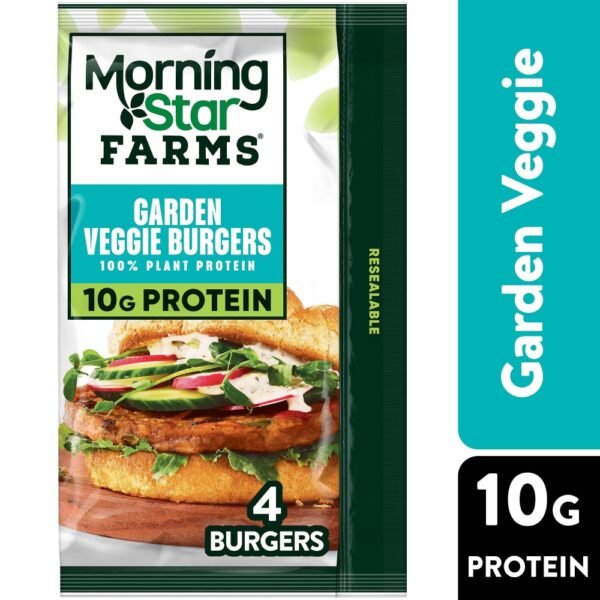 MorningStar Farms® Garden Veggie Plant Based Veggie Burgers