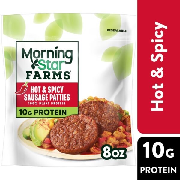 MorningStar Farms® Veggie Breakfast Hot and Spicy Plant Based Sausage Patties