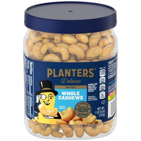 Planters® Deluxe Salted Whole Cashews