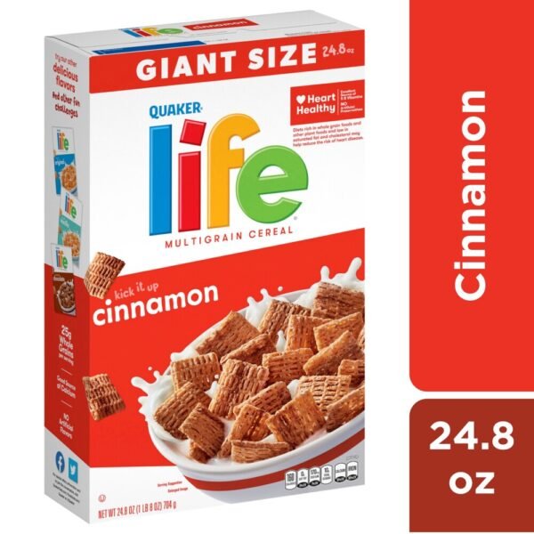 Quaker® Life® Cinnamon Multigrain Cold Breakfast Cereal Giant Size