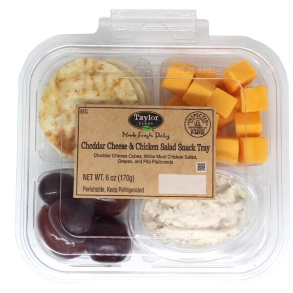 Taylor Farms® Cheddar Cheese & Chicken Salad Snack Tray