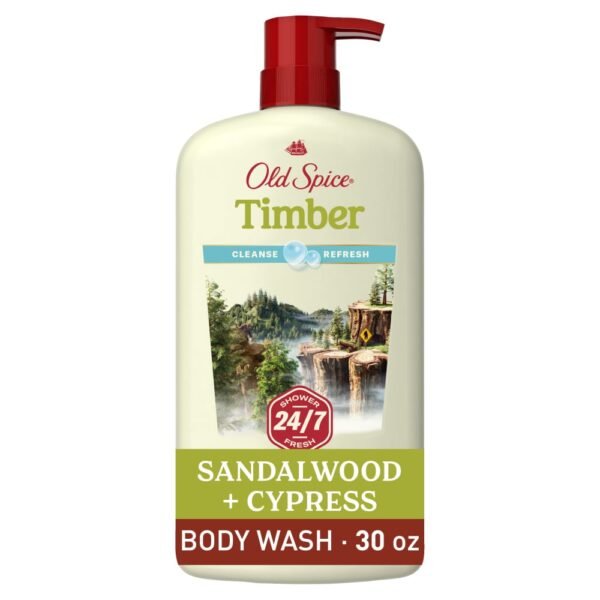 Old Spice Fresher Collection Body Wash Pump Timber With Sandalwood