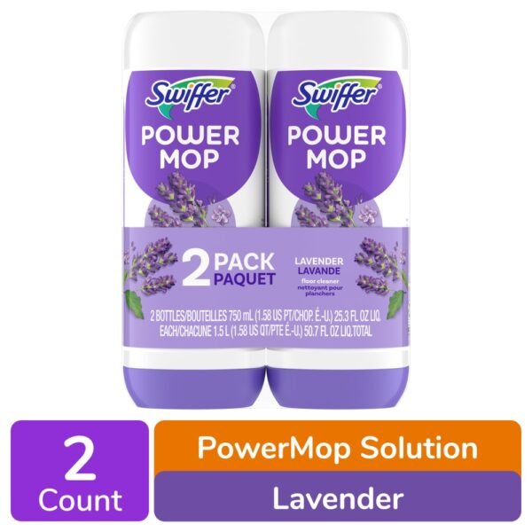 Swiffer PowerMop Floor Cleaning Solution with Lavender Scent