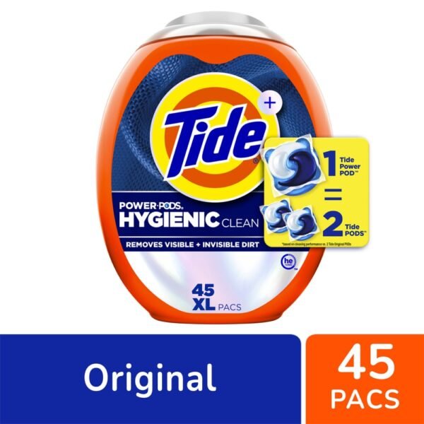 Tide Power Pods Hygienic Clean Original Laundry Detergent Pods