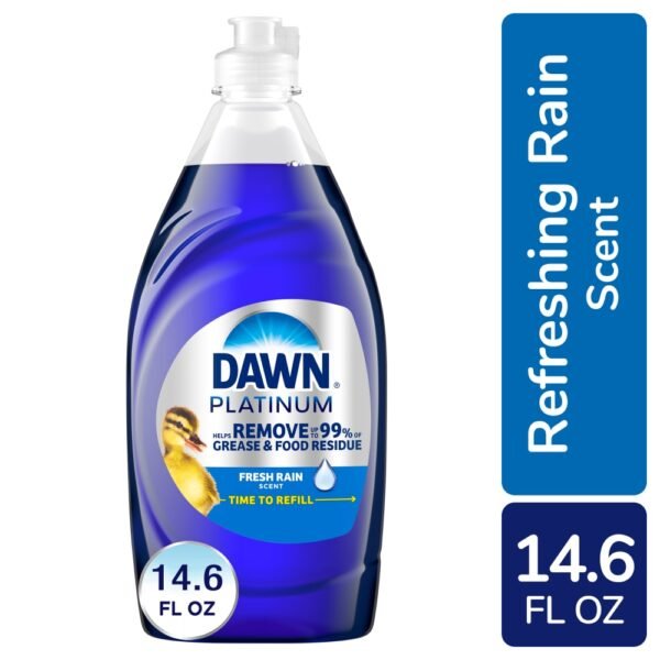 Dawn Platinum Fresh Rain Scent Liquid Dish Soap