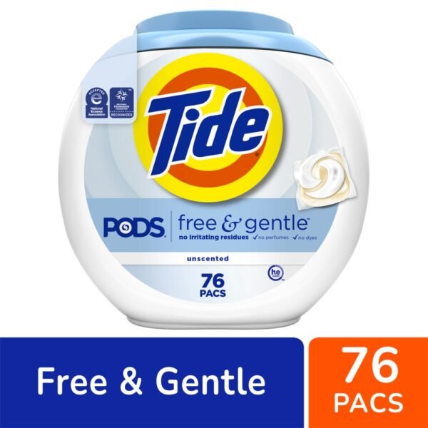 Tide Pods Free & Gentle Laundry Detergent Pods